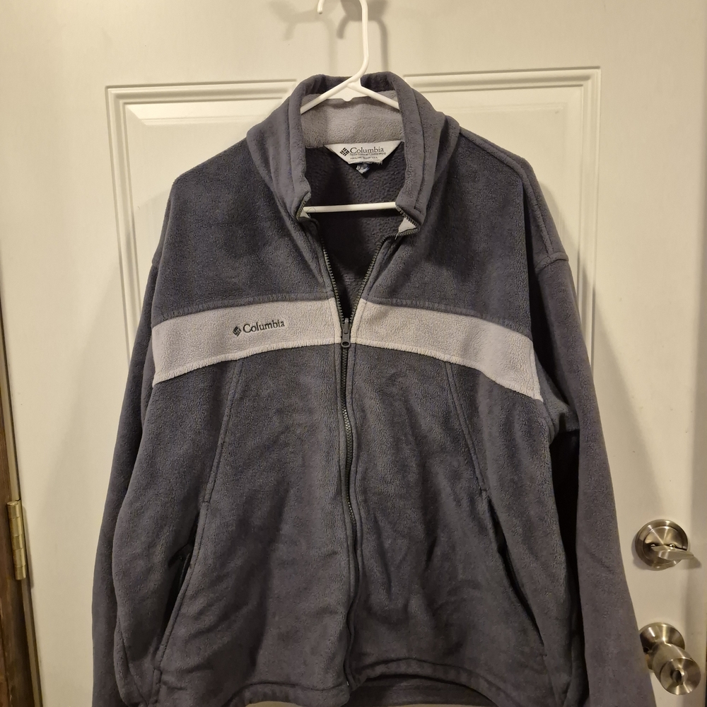 Columbia Gray Fleece Jacket